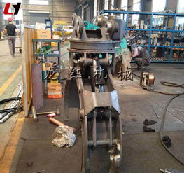 【高強度液壓抓石機/廠家直銷高效圓木夾木器多用途旋轉(zhuǎn)式抓木機/挖溝機圓木夾木器】- 