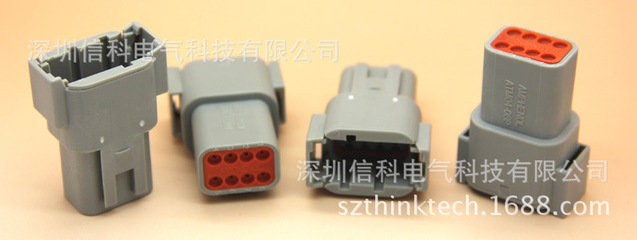 Amphenol安費諾連接器8芯插座ATM04-08PA 可靠替代德馳DTM04-8P，深圳信科電氣科技為您服務(wù)